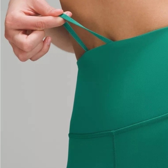 Lululemon Wunder Train HR tight 25” cascade green size 6 New with tags - Picture 4 of 8